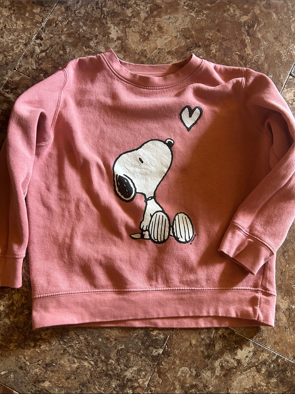 L.A.T Pink Snoopy Crewneck Sweatshirt